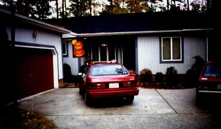 The front of their house